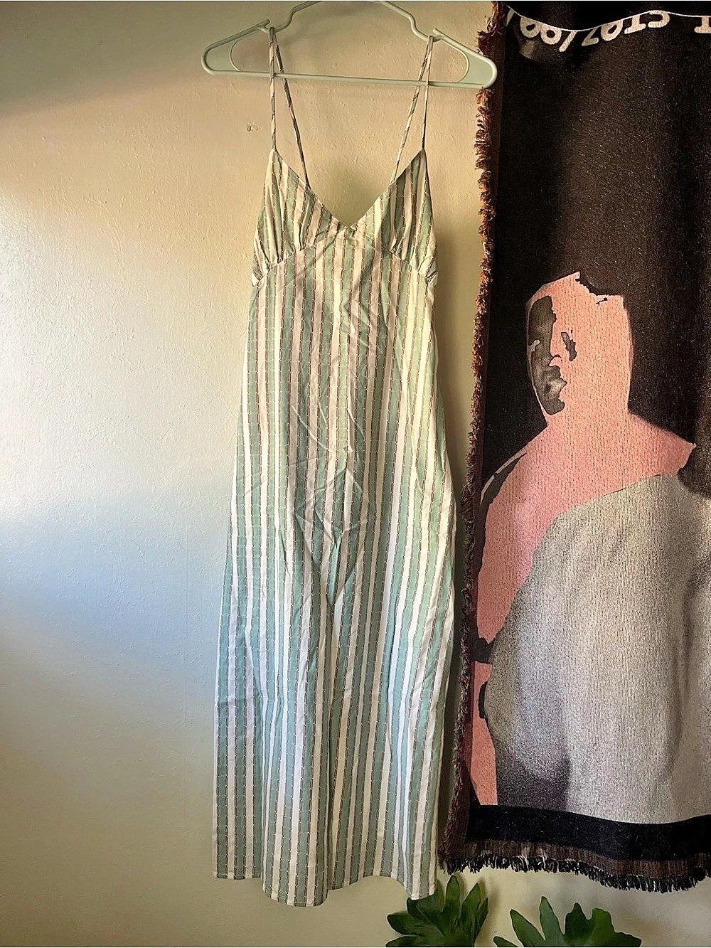 Rhythm Striped Maxi Dress, Small